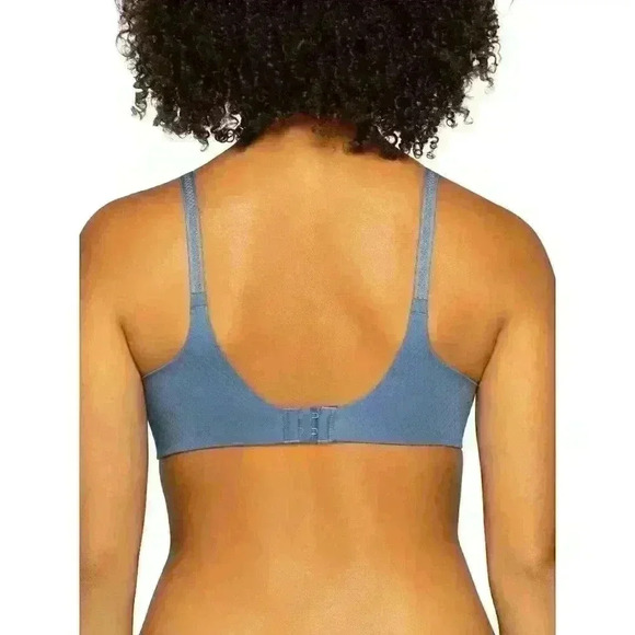 Radiant Vanity Fair Womens Bra Size 40D Smooth Underwire Padded Slate Blue - Picture 3 of 8